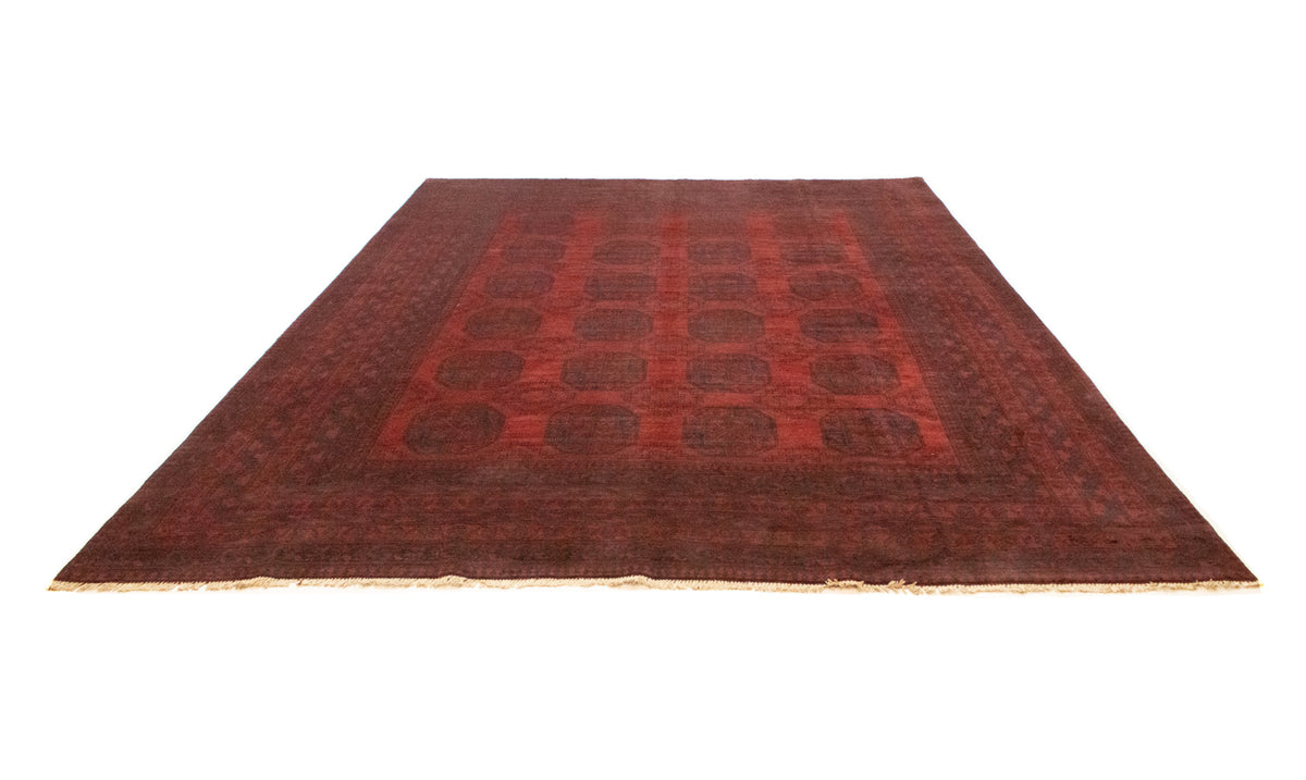 Afghan Teppich - Filpa 329 x 250 cm - dunkelrot