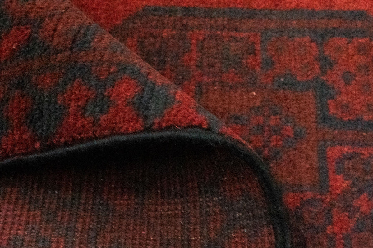 Afghan Teppich - Filpa 203 x 147 cm - rot