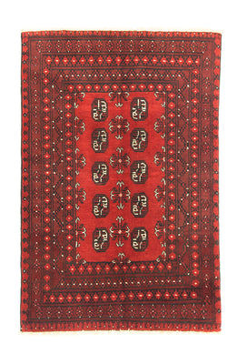 Afghan Teppich - Filpa 141 x 98 cm - rot