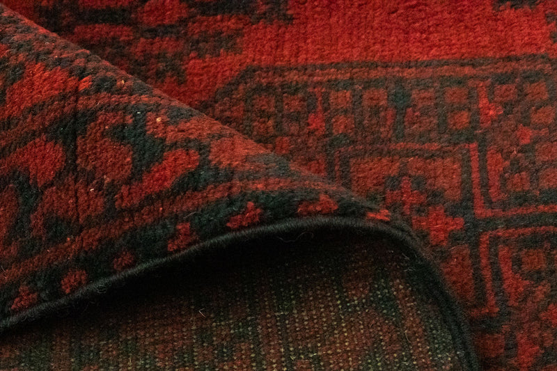 Afghan Teppich - Filpa 194 x 151 cm - rot