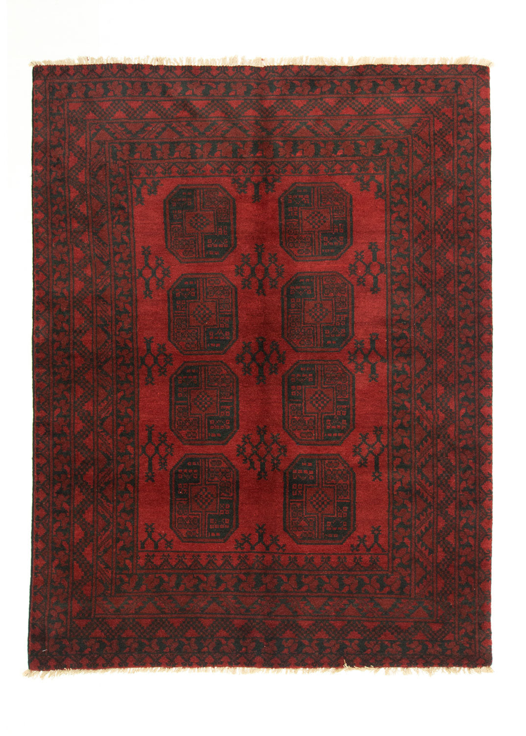 Afghan Teppich - Filpa 193 x 147 cm - rot