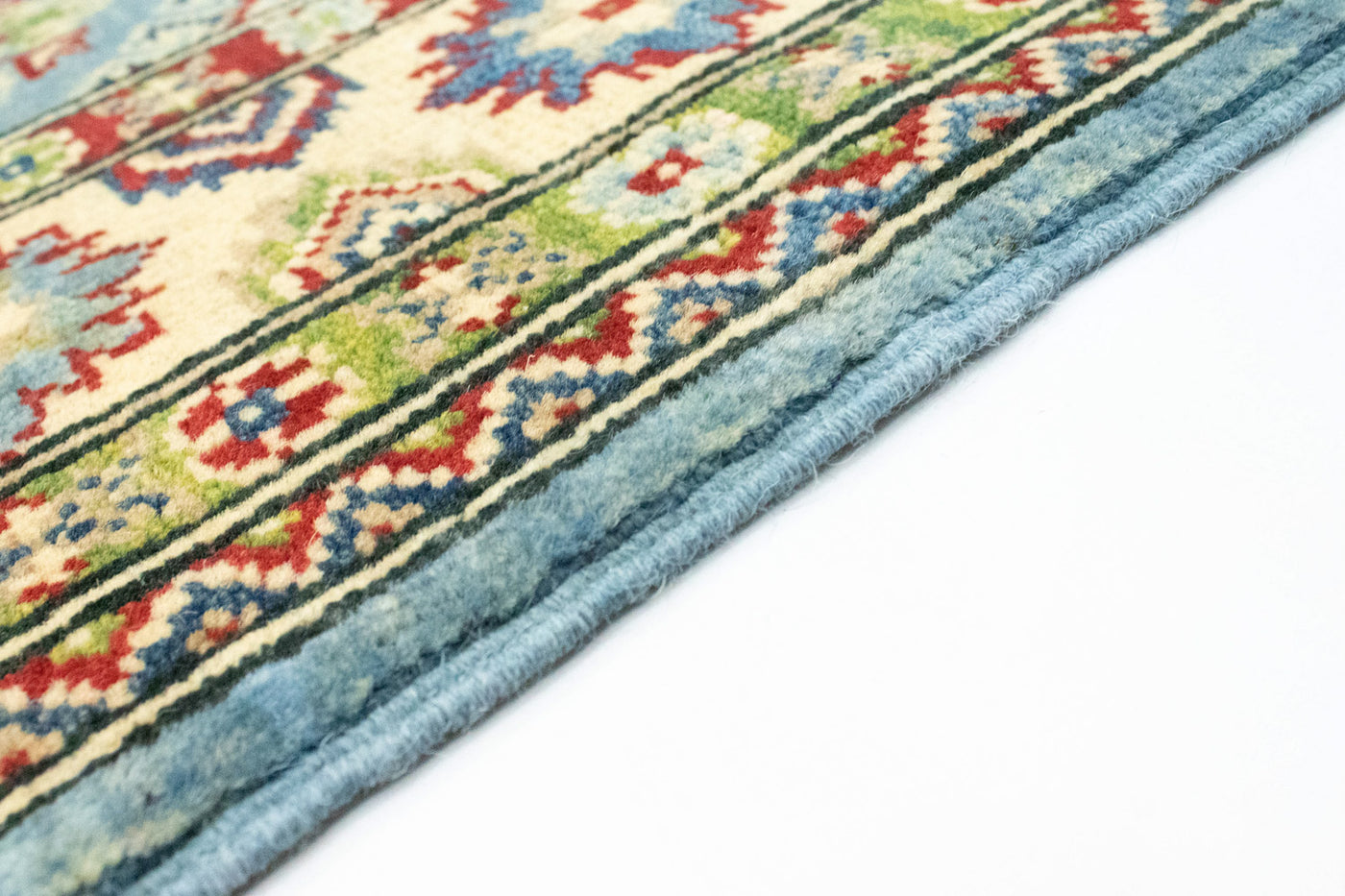 Ziegler Teppich - Kazak 183 x 118 cm - hellblau
