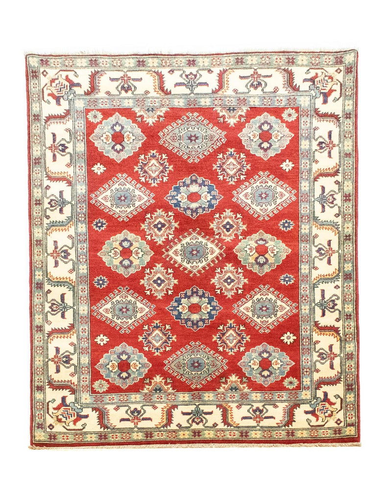 Ziegler Teppich - Kazak 199 x 146 cm - dunkelrot