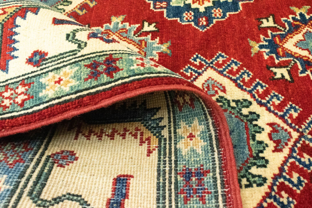 Ziegler Teppich - Kazak 199 x 146 cm - dunkelrot