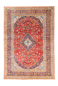 Tapis persan - Keshan - 362 x 251 cm - rouge foncé