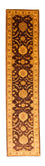 Tapis de couloir Tapis Ziegler - 385 x 90 cm - marron foncé