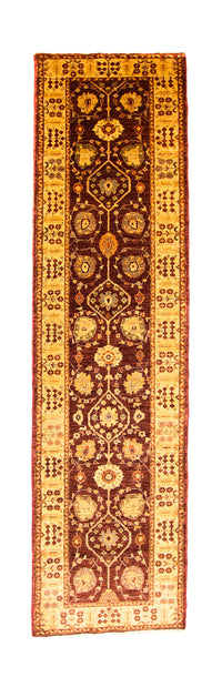 Tapis de couloir Tapis Ziegler - 347 x 81 cm - marron foncé