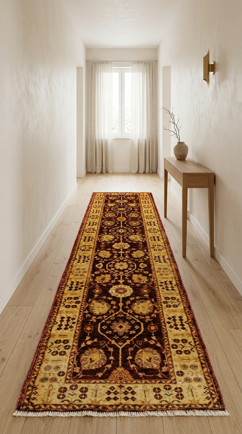 Ziegler Teppich 347x81cm - Orientteppich