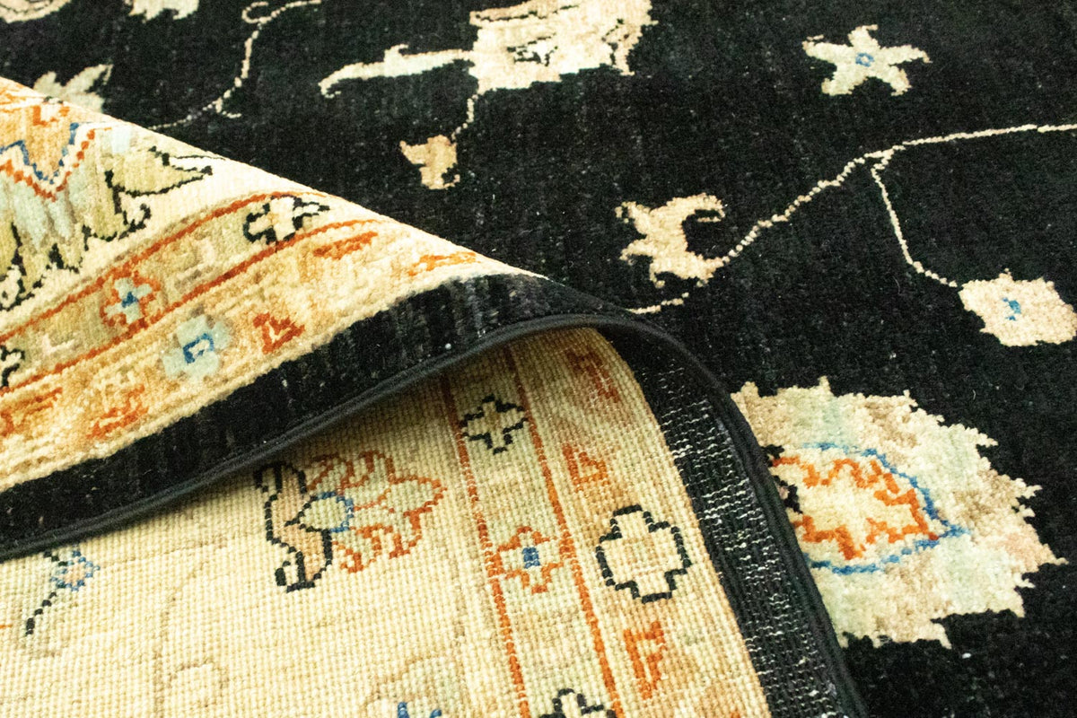 Ziegler Teppich 357 x 248 cm - schwarz