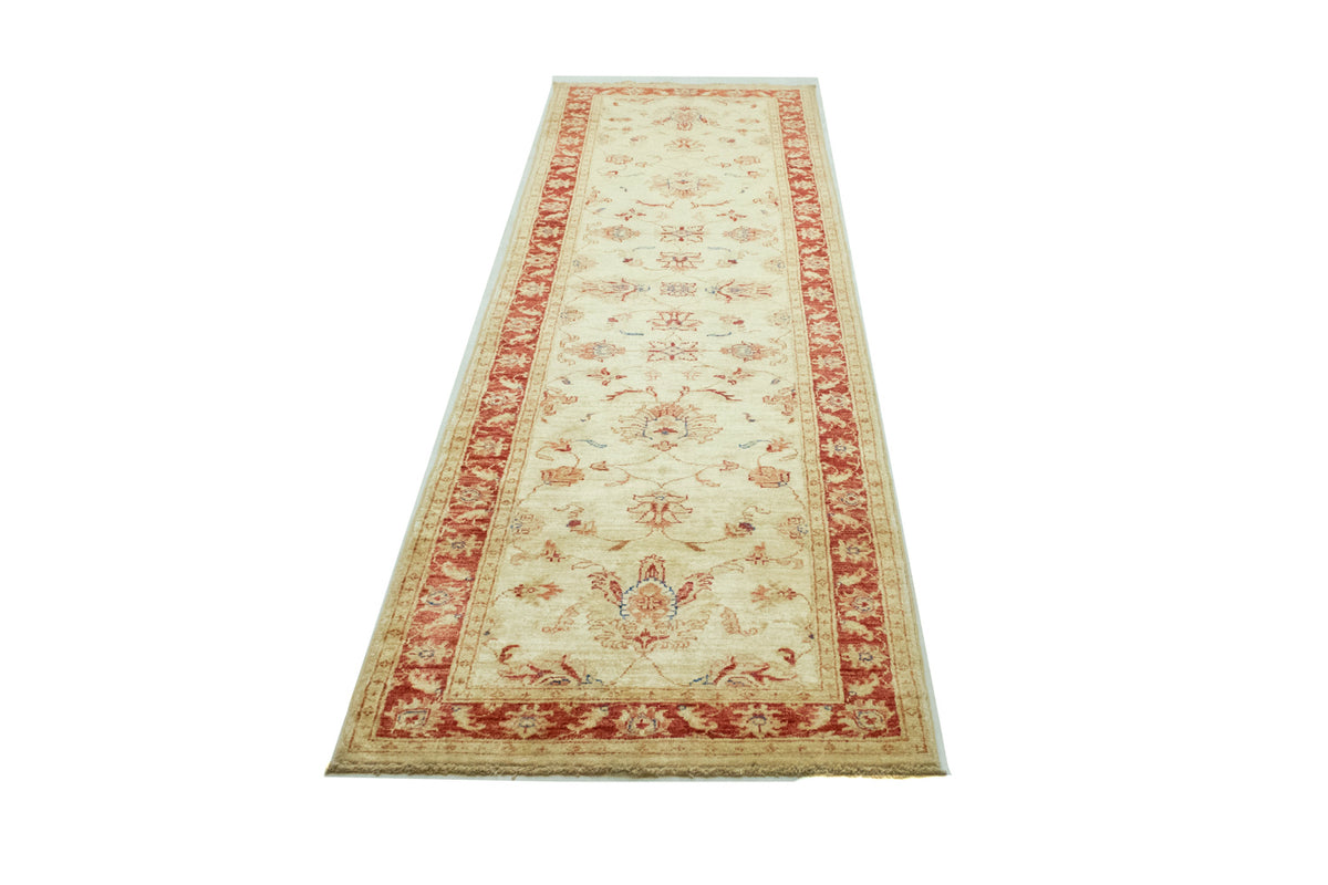 Ziegler Teppich 299 x 80 cm - hellbeige