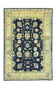 Ziegler Teppich 149 x 100 cm - dunkelblau