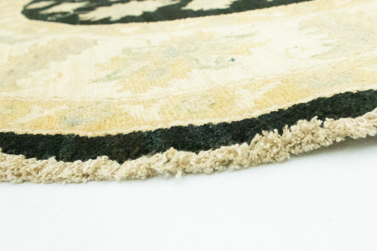 Ziegler Teppich 149 x 151 cm - schwarz