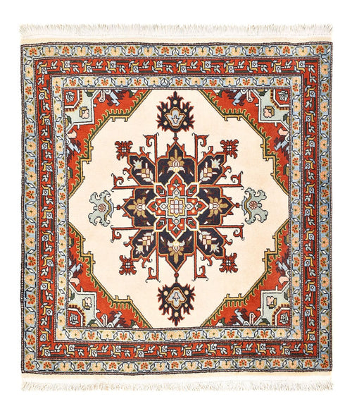 Perserteppich - Nomadic quadratisch  - 105 x 100 cm - creme