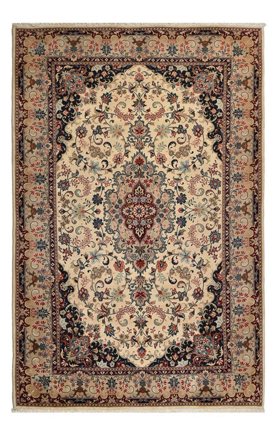 Tapis de Kashan Tapis 197x302cm - Tapis persan - beige