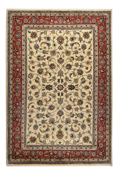 Sarough Teppich 202x295cm - Perserteppich - hellbeige