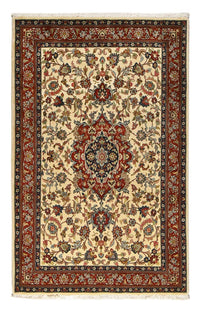 Tapis persan - Ghom - Royal - 202 x 131 cm - beige clair