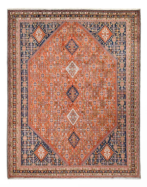 Gabbeh Teppich - Kaschkuli Perser - 380 x 294 cm - rost