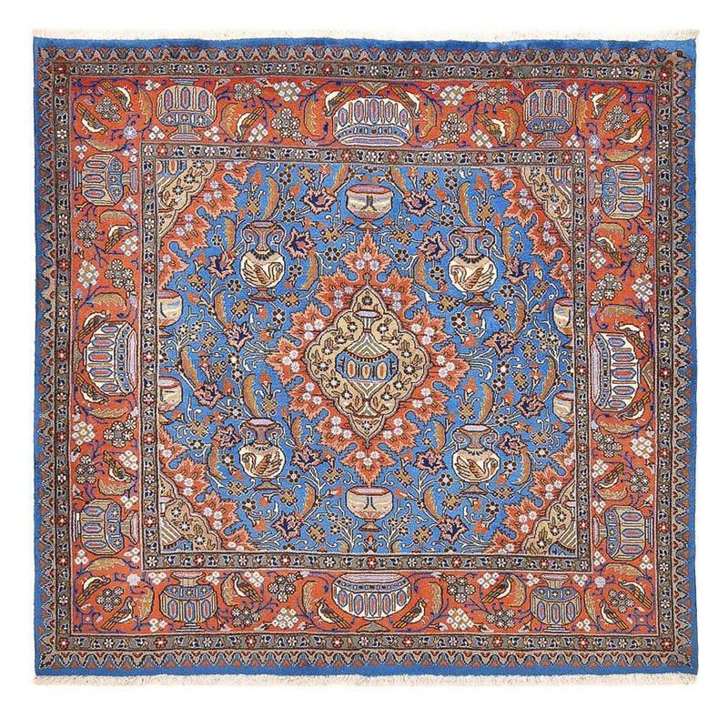 Perserteppich - Classic quadratisch  - 198 x 198 cm - blau