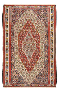 Tapis Kelim - Oriental - 232 x 157 cm - marron