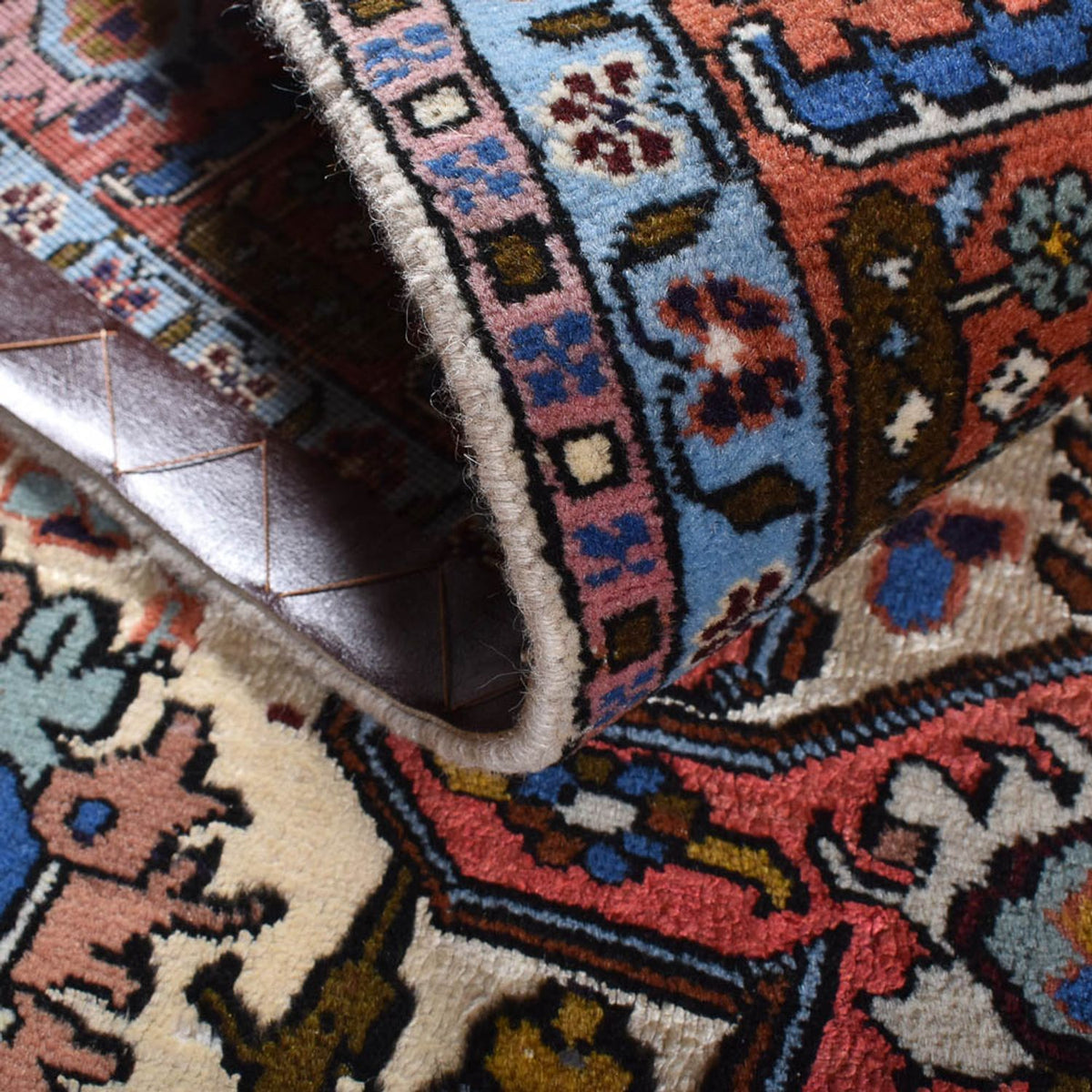 Perserteppich - Nomadic - 208 x 136 cm - mehrfarbig