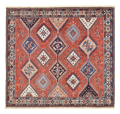 Perserteppich - Nomadic quadratisch  - 200 x 188 cm - rot