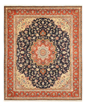 Perserteppich - Täbriz - Royal - 255 x 205 cm - dunkelblau