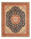 Perserteppich - Täbriz - Royal - 255 x 205 cm - dunkelblau