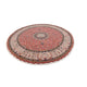 Perserteppich - Täbriz - Premium rund  - 300 x 300 cm - rot