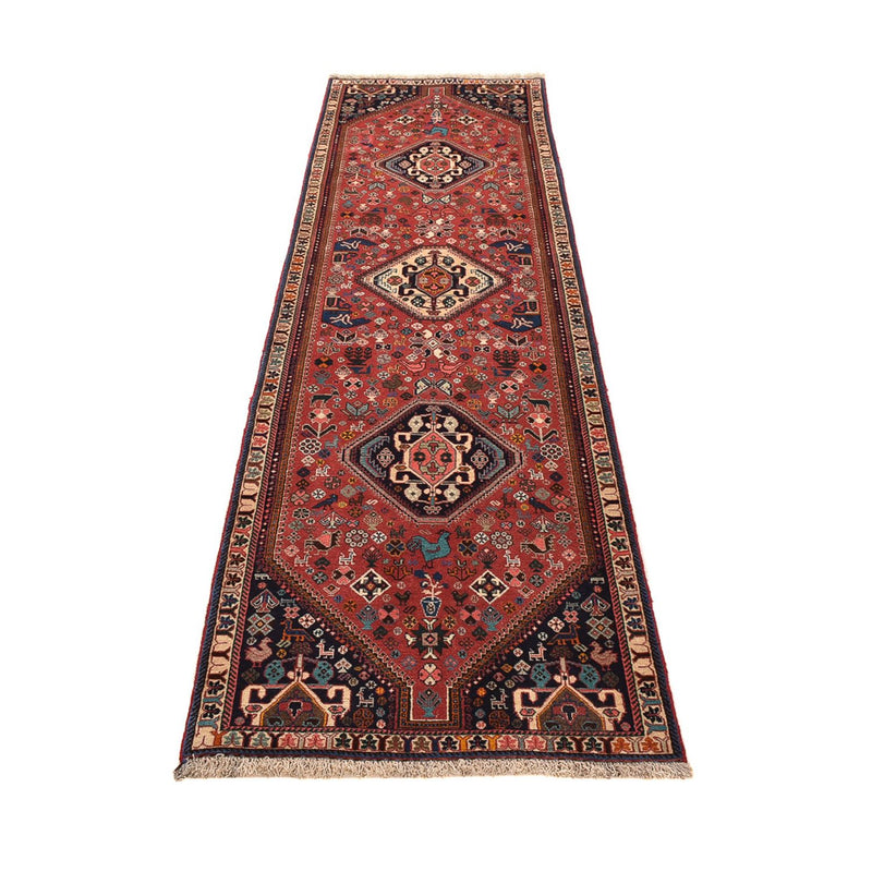 Läufer Gabbeh - Kaschkuli Perser - 296 x 80 cm - rot