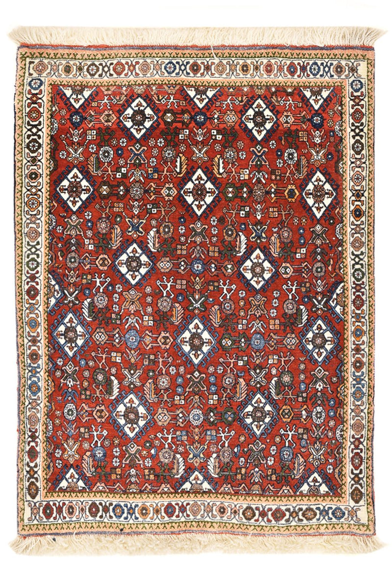 Gabbeh Teppich - Kaschkuli Perser - 100 x 70 cm - mehrfarbig