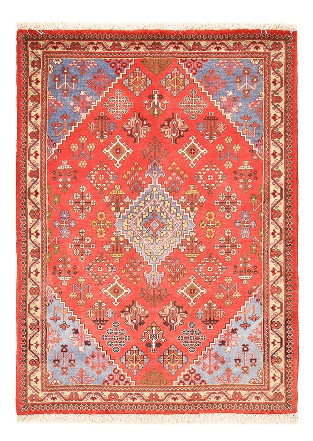 Perserteppich - Nomadic - 160 x 111 cm - rot