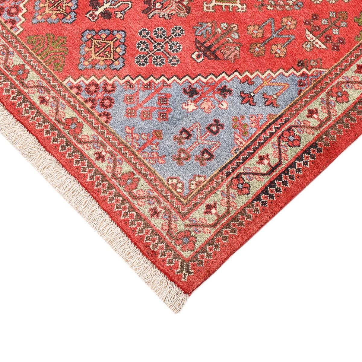 Perserteppich - Nomadic - 160 x 111 cm - rot