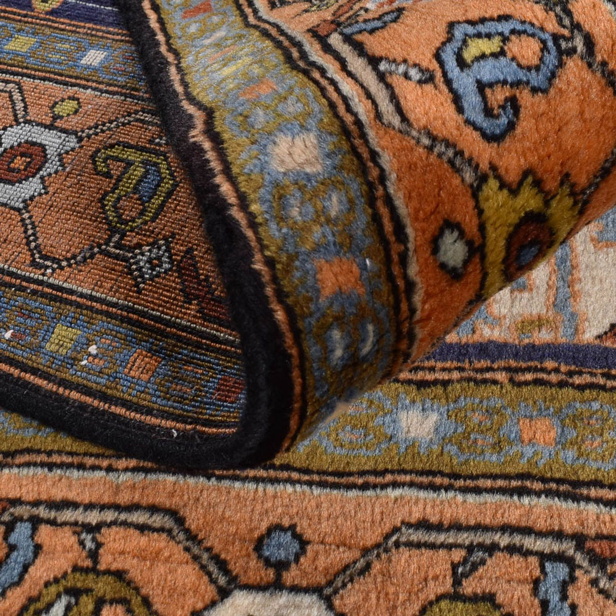 Perserteppich - Nomadic - 190 x 138 cm - mehrfarbig