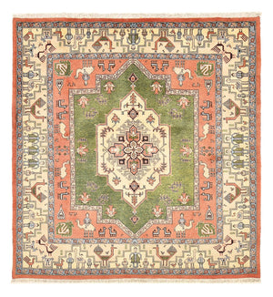 Perserteppich - Nomadic quadratisch  - 208 x 198 cm - grün