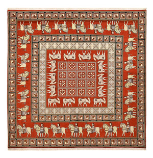 Perserteppich - Täbriz - Royal quadratisch  - 255 x 245 cm - mehrfarbig