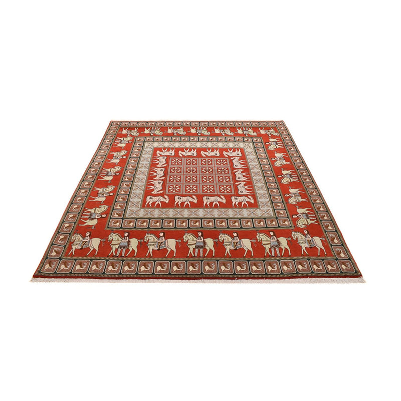 Perserteppich - Täbriz - Royal quadratisch  - 255 x 245 cm - mehrfarbig