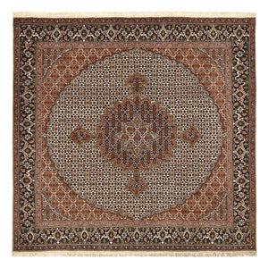 Perserteppich - Täbriz - Royal quadratisch  - 207 x 204 cm - braun