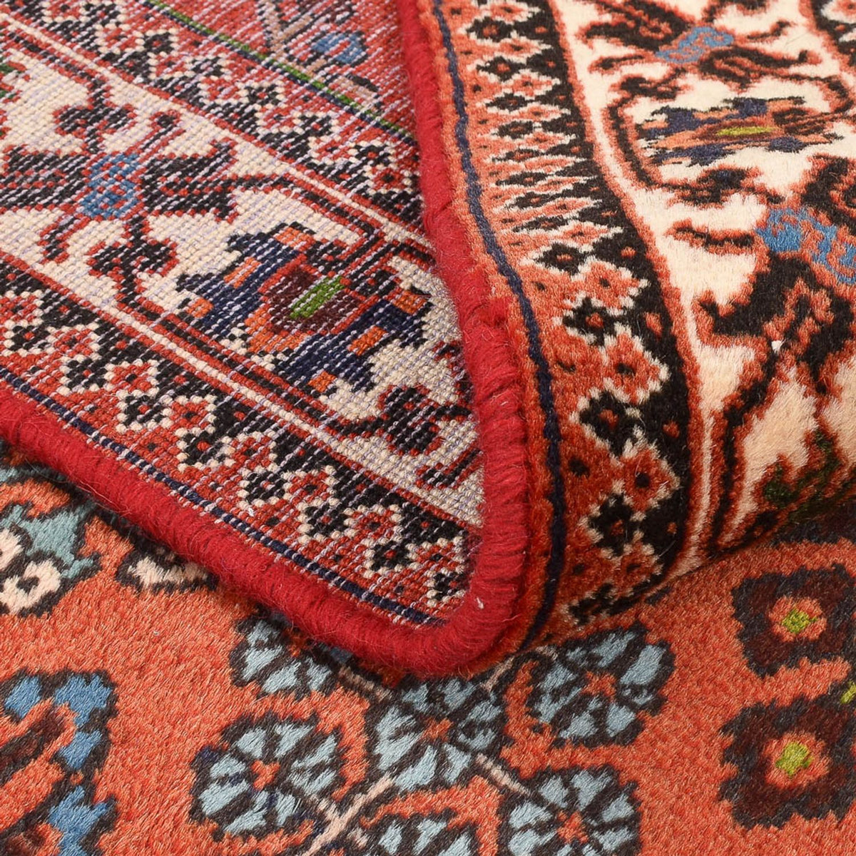 Perserteppich - Nomadic - 160 x 112 cm - hellrot