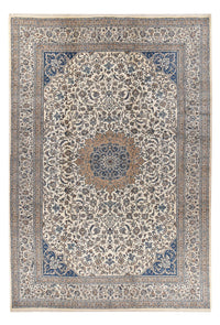 Tapis persan - Nain - Royal - 582 x 386 cm - gris