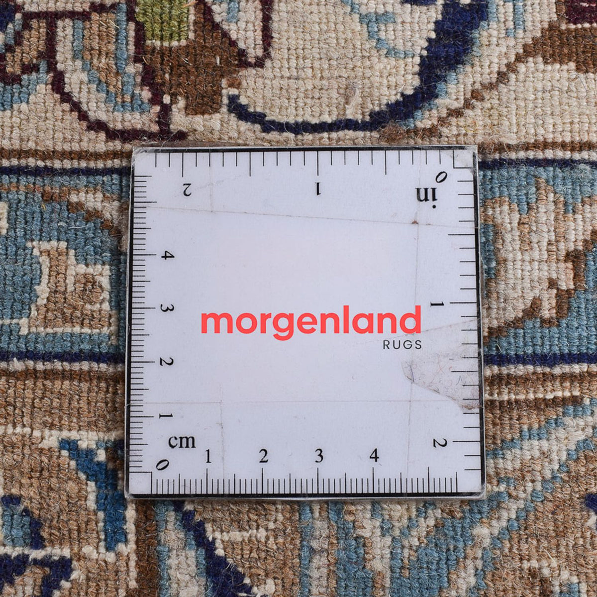 Perserteppich - Nain - Royal - 582 x 386 cm - grau