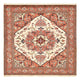 Perserteppich - Täbriz - Royal quadratisch  - 205 x 200 cm - creme