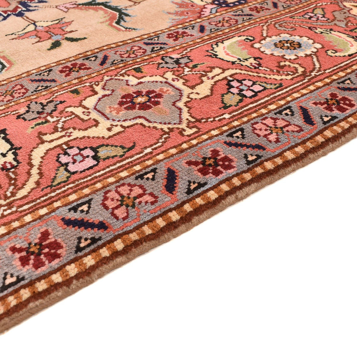 Perserteppich - Nomadic quadratisch  - 200 x 197 cm - hellbeige