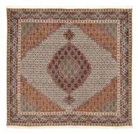 Tappeto Persero - Tabriz - Reale quadrato  - 203 x 200 cm - sabbia