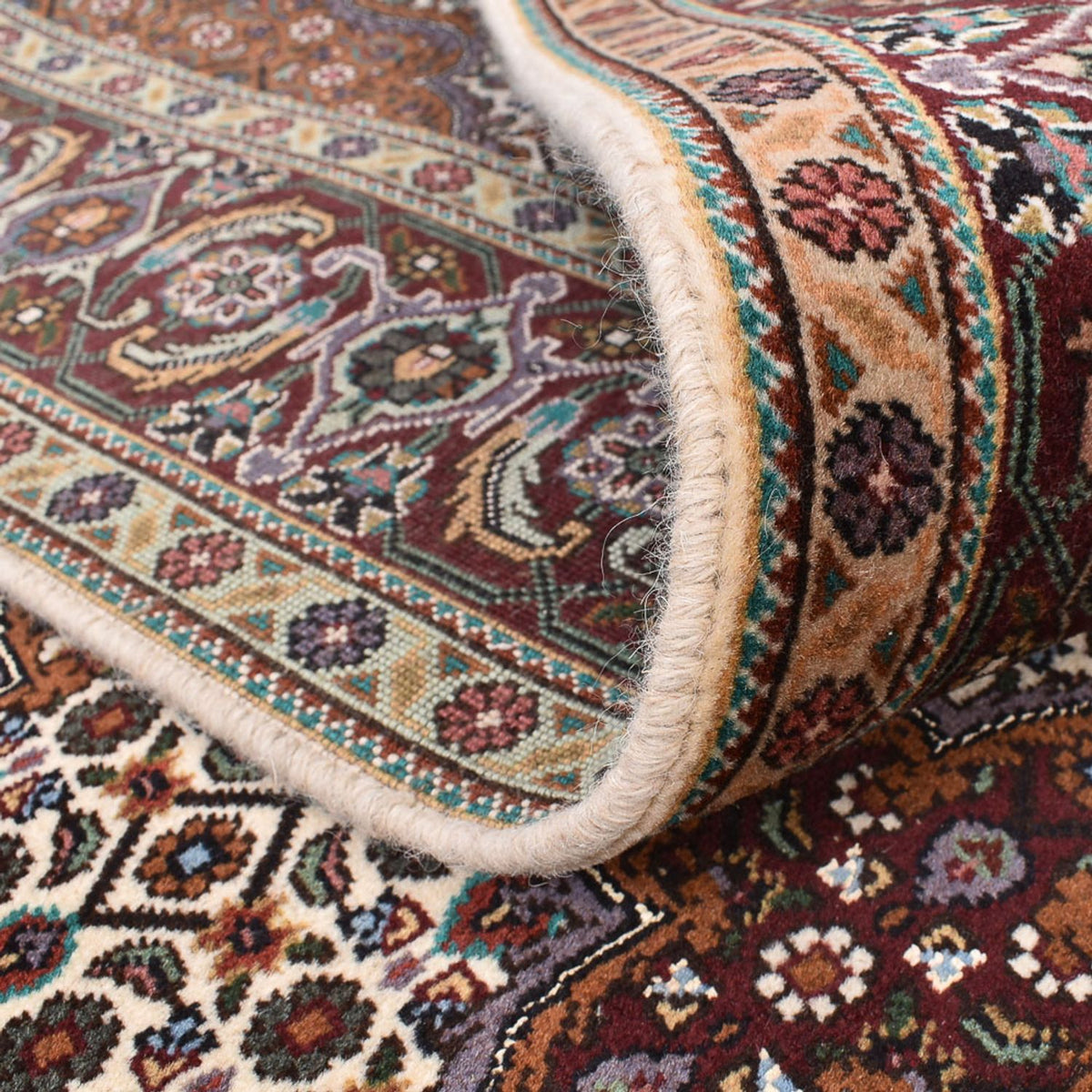 Perserteppich - Täbriz - Royal quadratisch  - 203 x 200 cm - sand