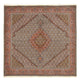 Perserteppich - Täbriz - Royal quadratisch  - 210 x 206 cm - rost