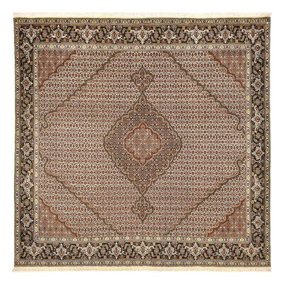 Perserteppich - Täbriz - Royal quadratisch  - 205 x 204 cm - braun