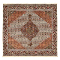 Tapis persan - Tabriz - Royal carré  - 203 x 200 cm - marron clair