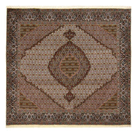 Tapis persan - Tabriz - Royal carré  - 203 x 200 cm - marron