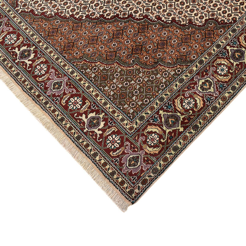 Perserteppich - Täbriz - Royal quadratisch  - 199 x 198 cm - hellbraun