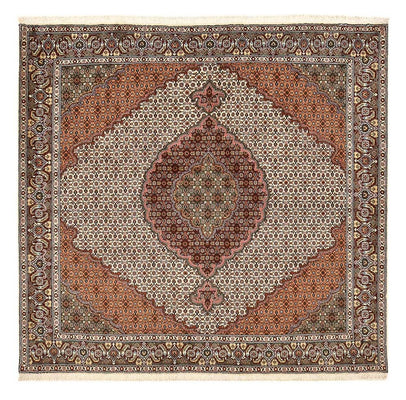 Perserteppich - Täbriz - Royal quadratisch  - 203 x 199 cm - mehrfarbig